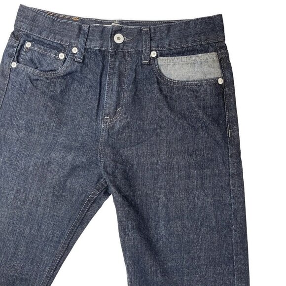 LEVI STRAUSS 562 Loose Taper Boy's 2-Toned Jeans 16 Reg Black Pockets Side‎ Zip - Picture 3 of 16